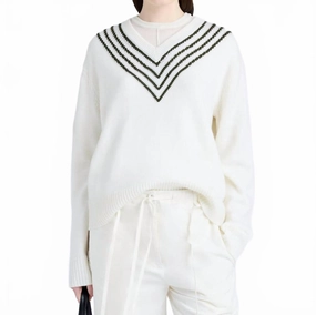 Breathable Design Gianna Top In Off White
