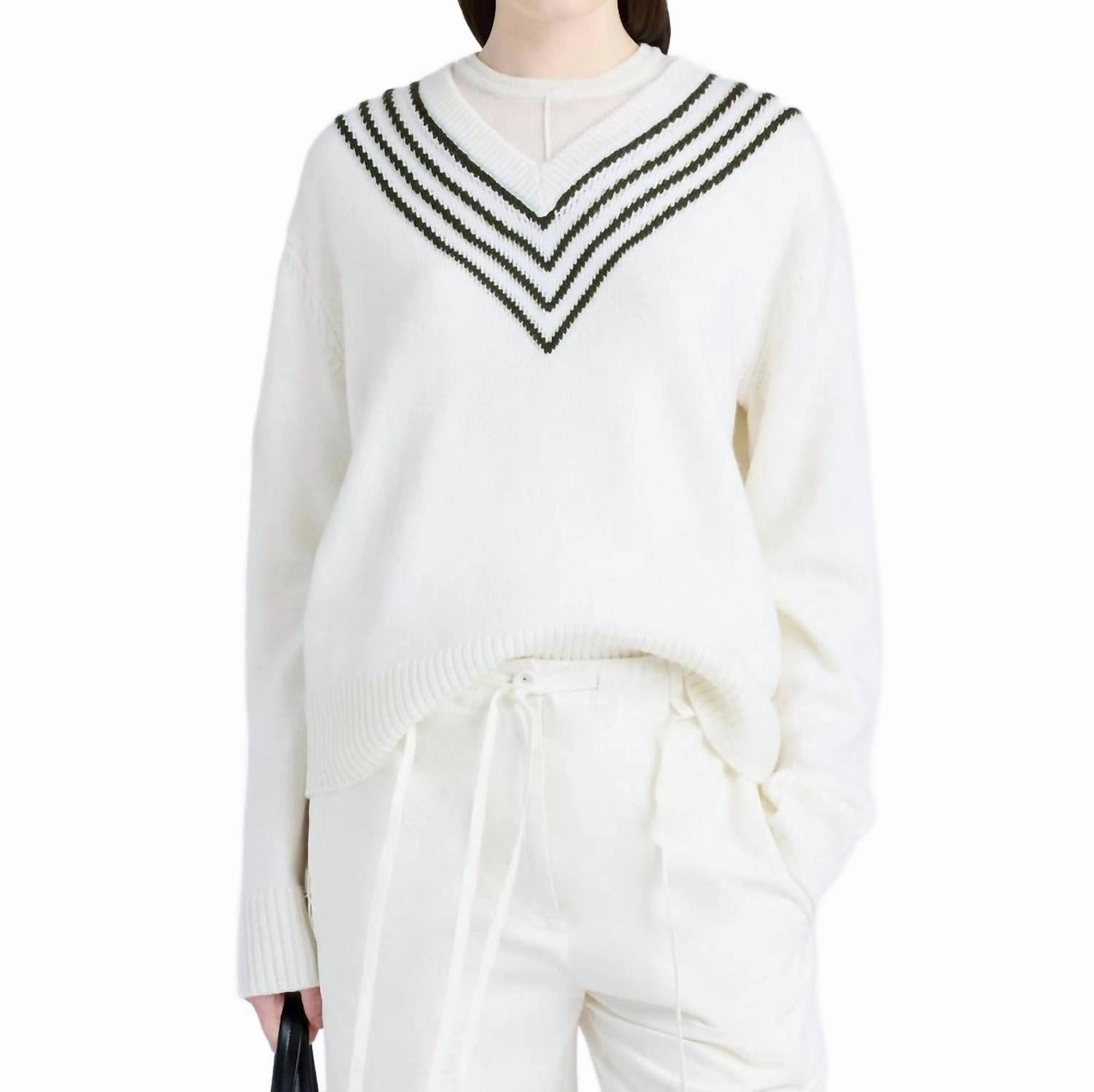 Breathable Design Gianna Top In Off White