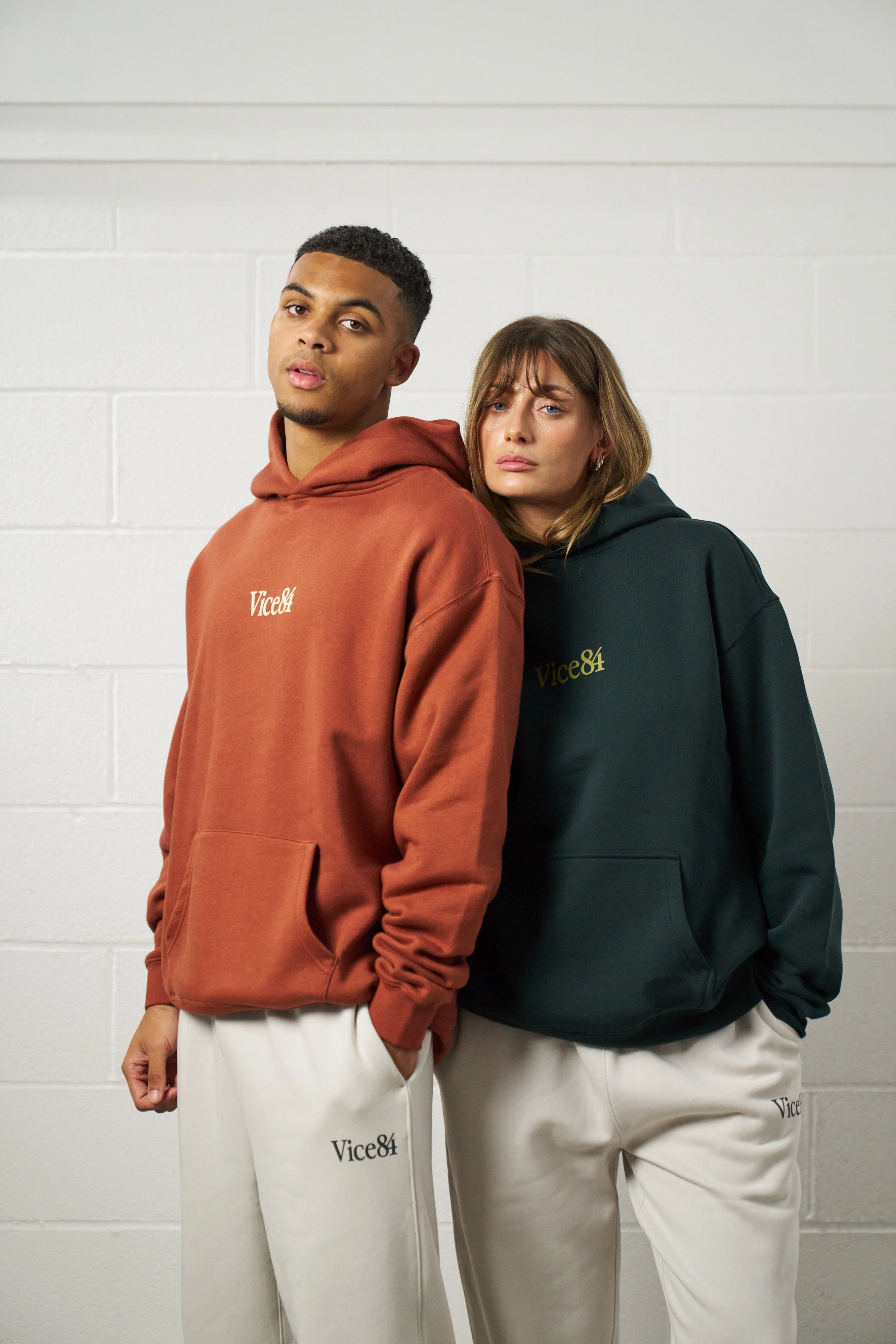 Power Dressing Vice 84 Premium Hoodie - Clay