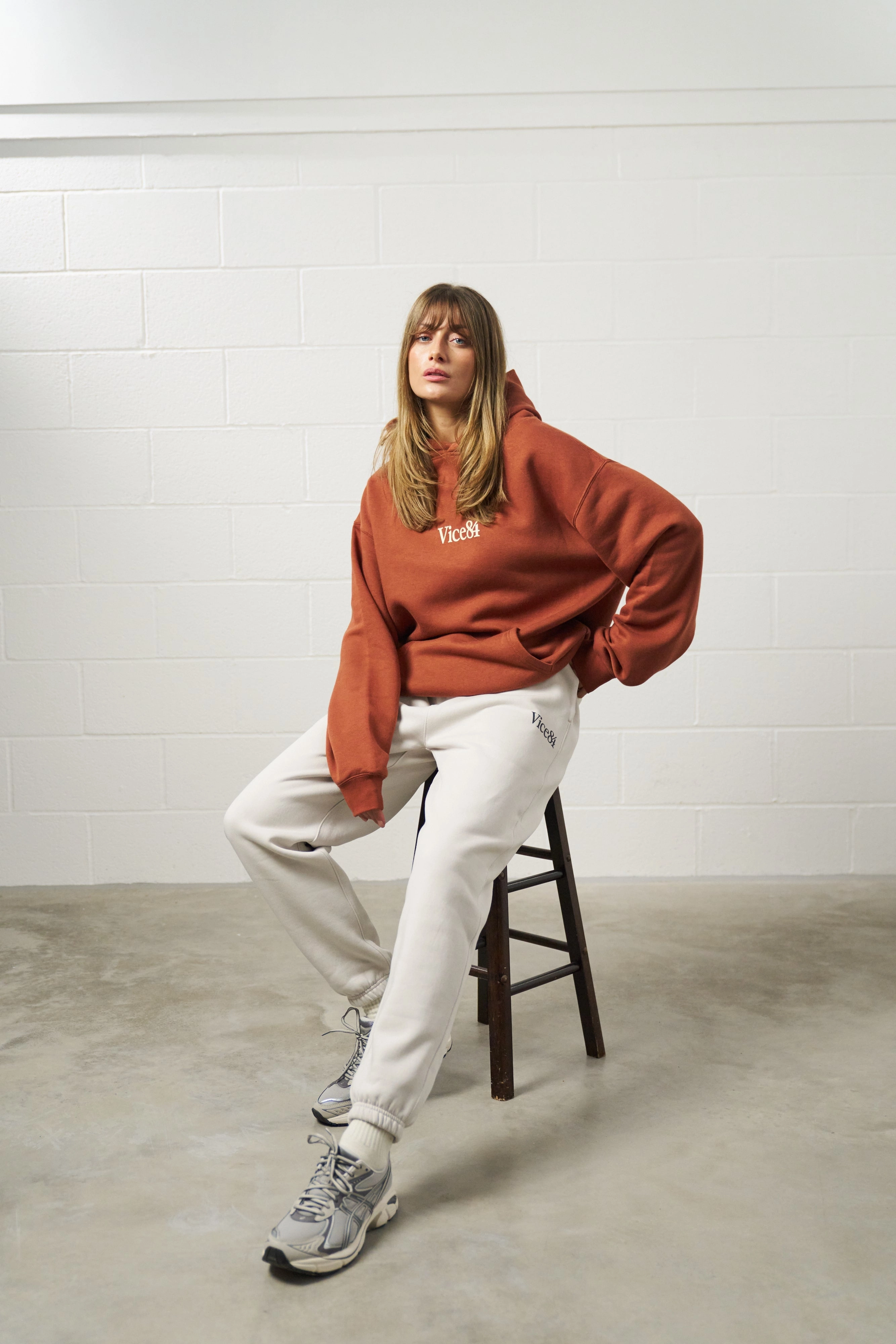 Vice 84 Premium Hoodie - Clay Quick Drying