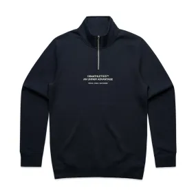 Classic Design Vice 84 'Athletics' 1/4 Zip Sweater - Navy