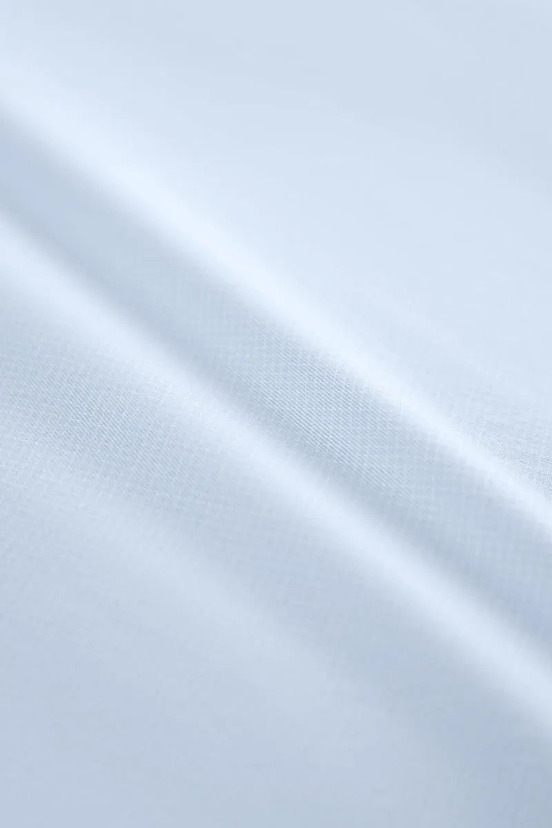 Camping Essential Distressed finish InstantCool Twill Dress Shirt | Light Blue Semi Plain 16220N