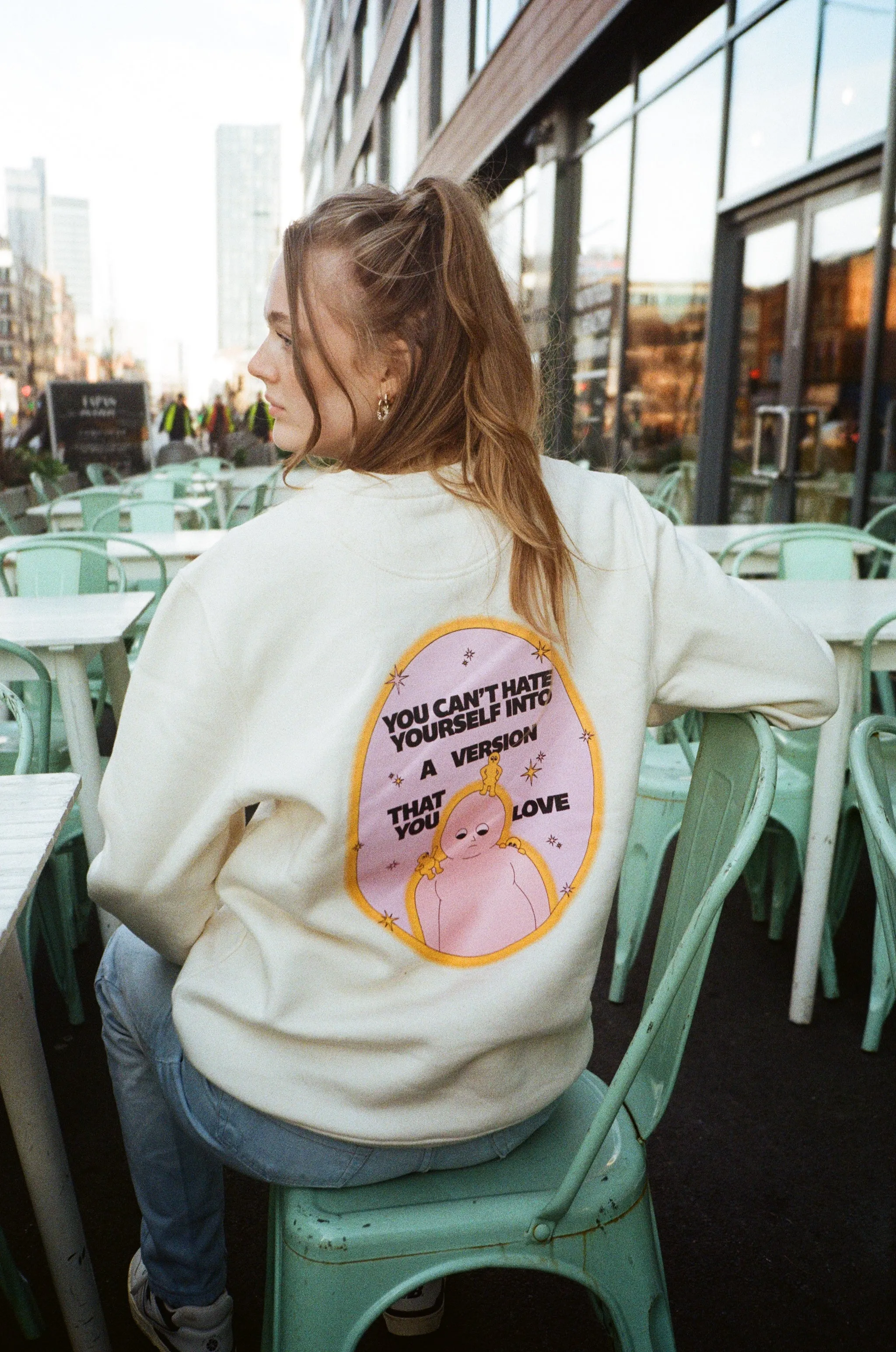 Pleasure Paradox 'You Can't Hate Yourself' Sweater - Natural Winter Layer