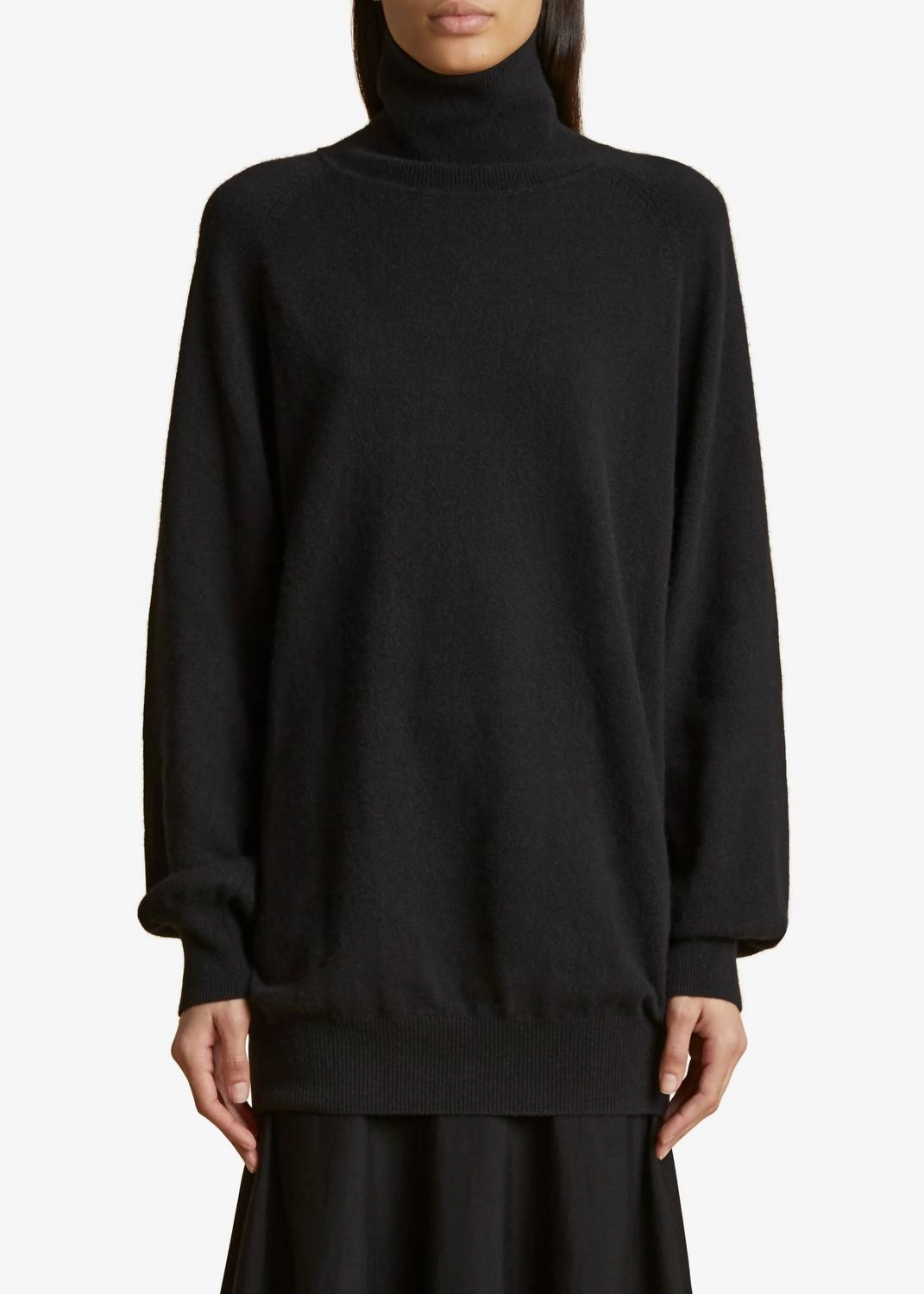 Micro Gauge Knitting Percy Sweater In Black