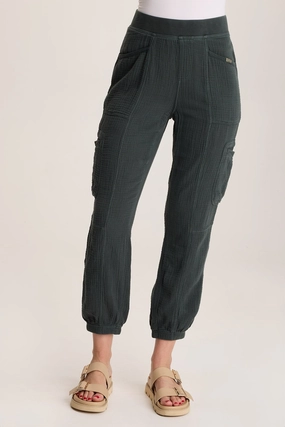 Hidalgo Plush Gauze Jogger Low Profile Waistband Energy return