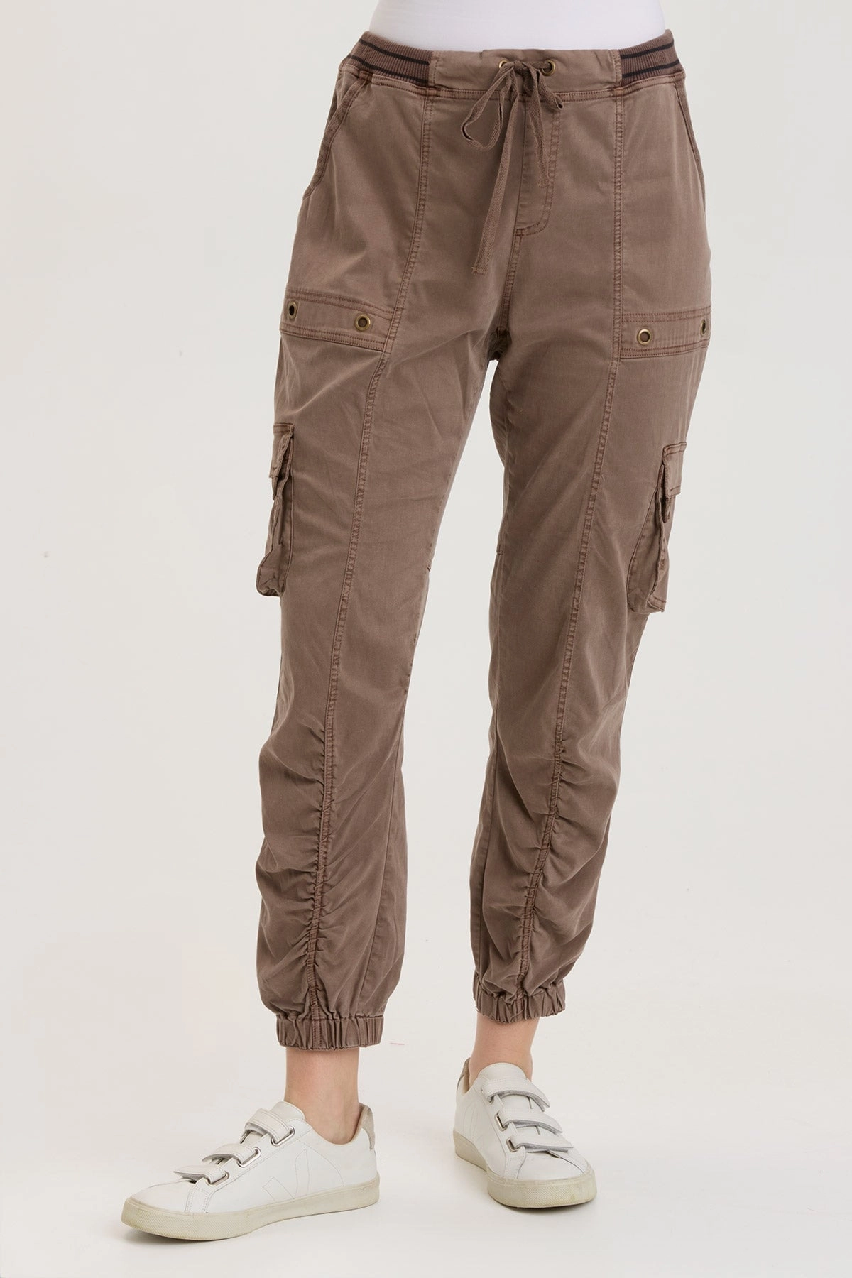 Performance Joggers Ripstop Fabric Blend Maxime Banded Pant