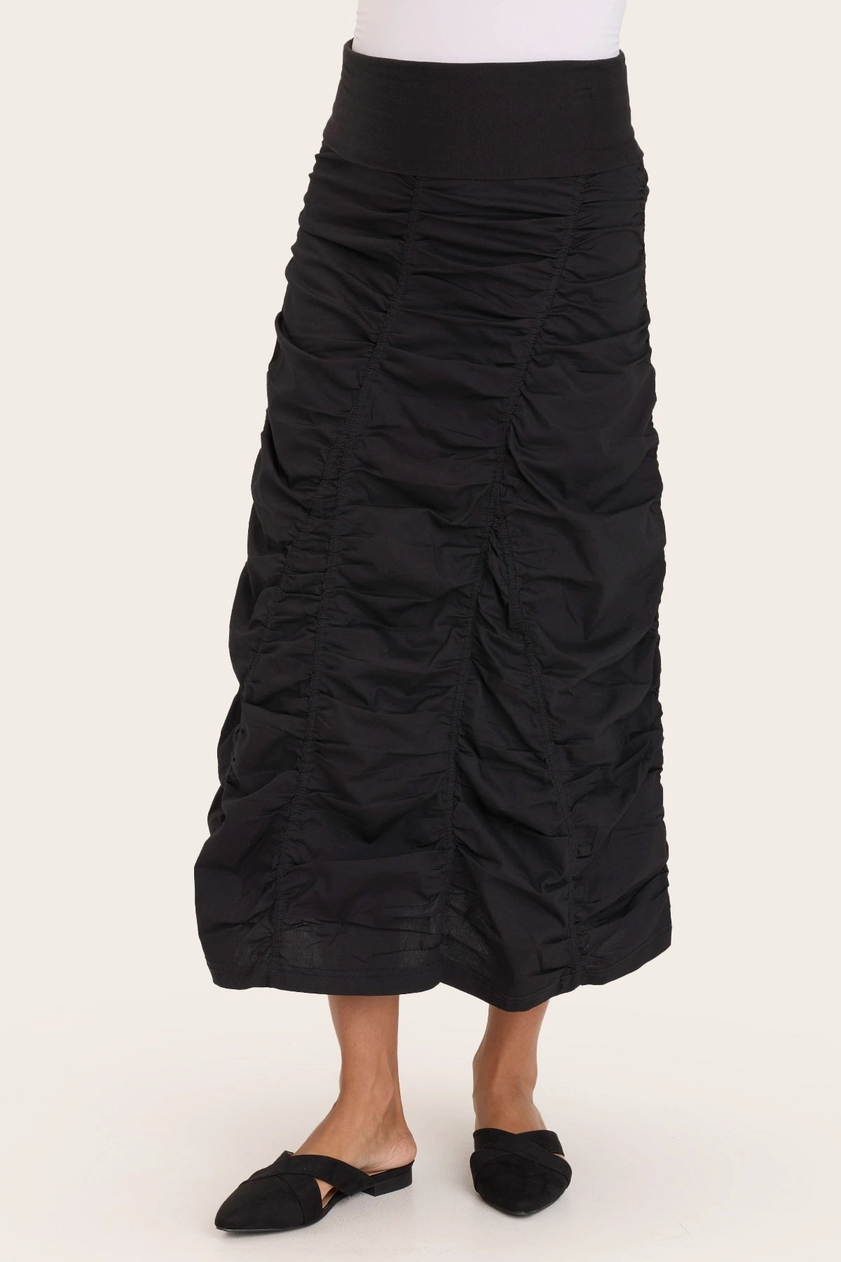 Light Flow Gored Peasant Skirt