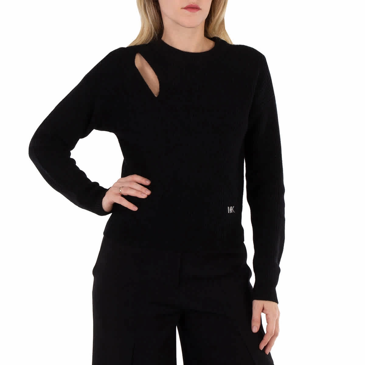 Fashion Essentials Michael Kors Key Hole Cut- Out Sweater