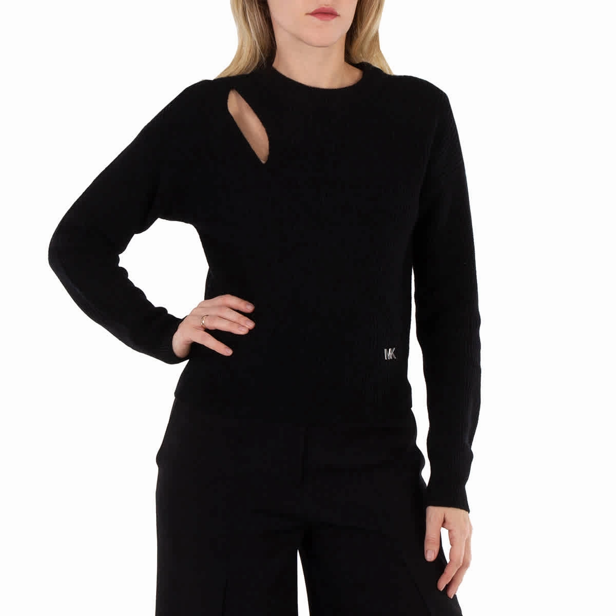 Fashion Forward Michael Kors Key Hole Cut- Out Sweater