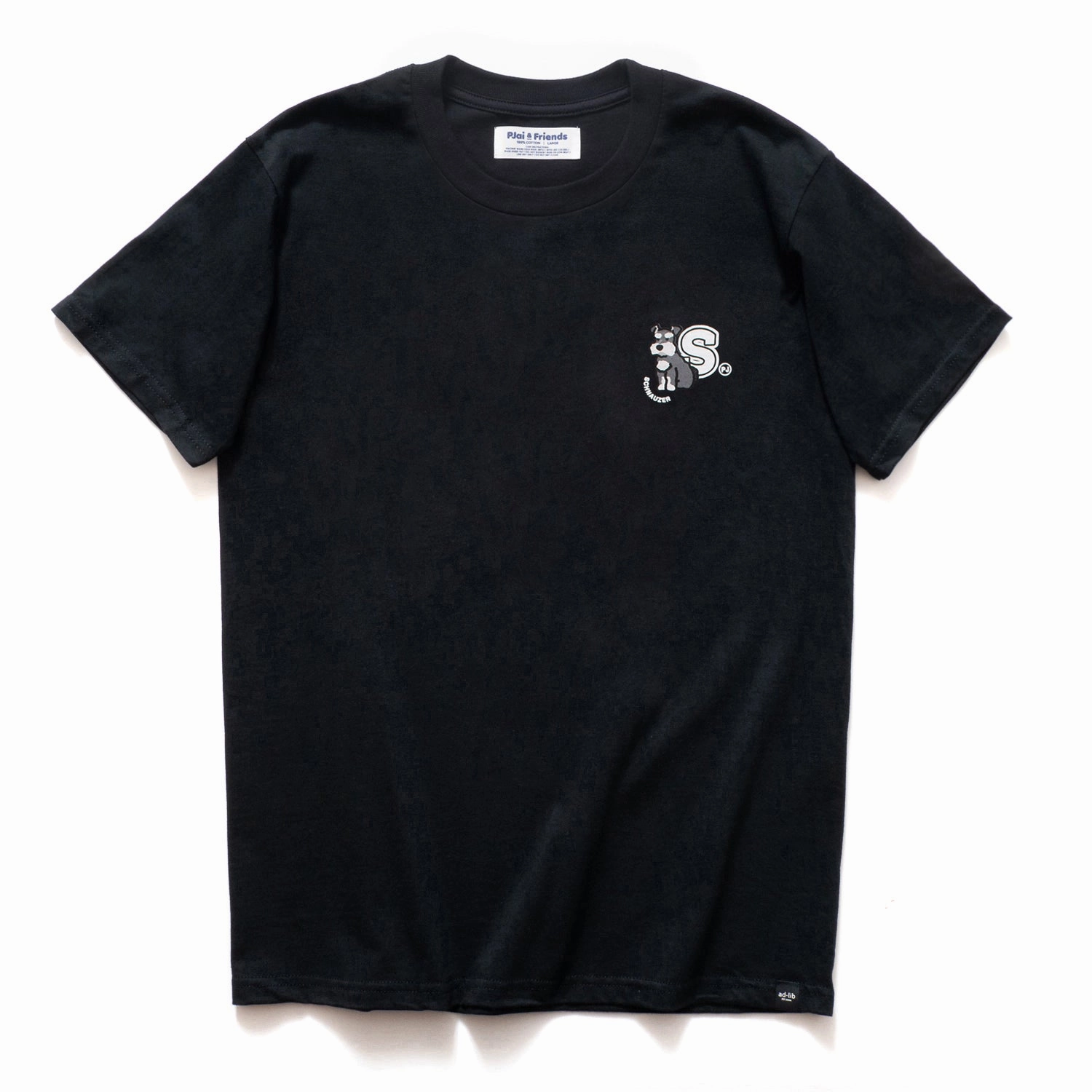 (EMT092) MYO Schnauzer College Graphic Tee Chic Comfort Active Essentials