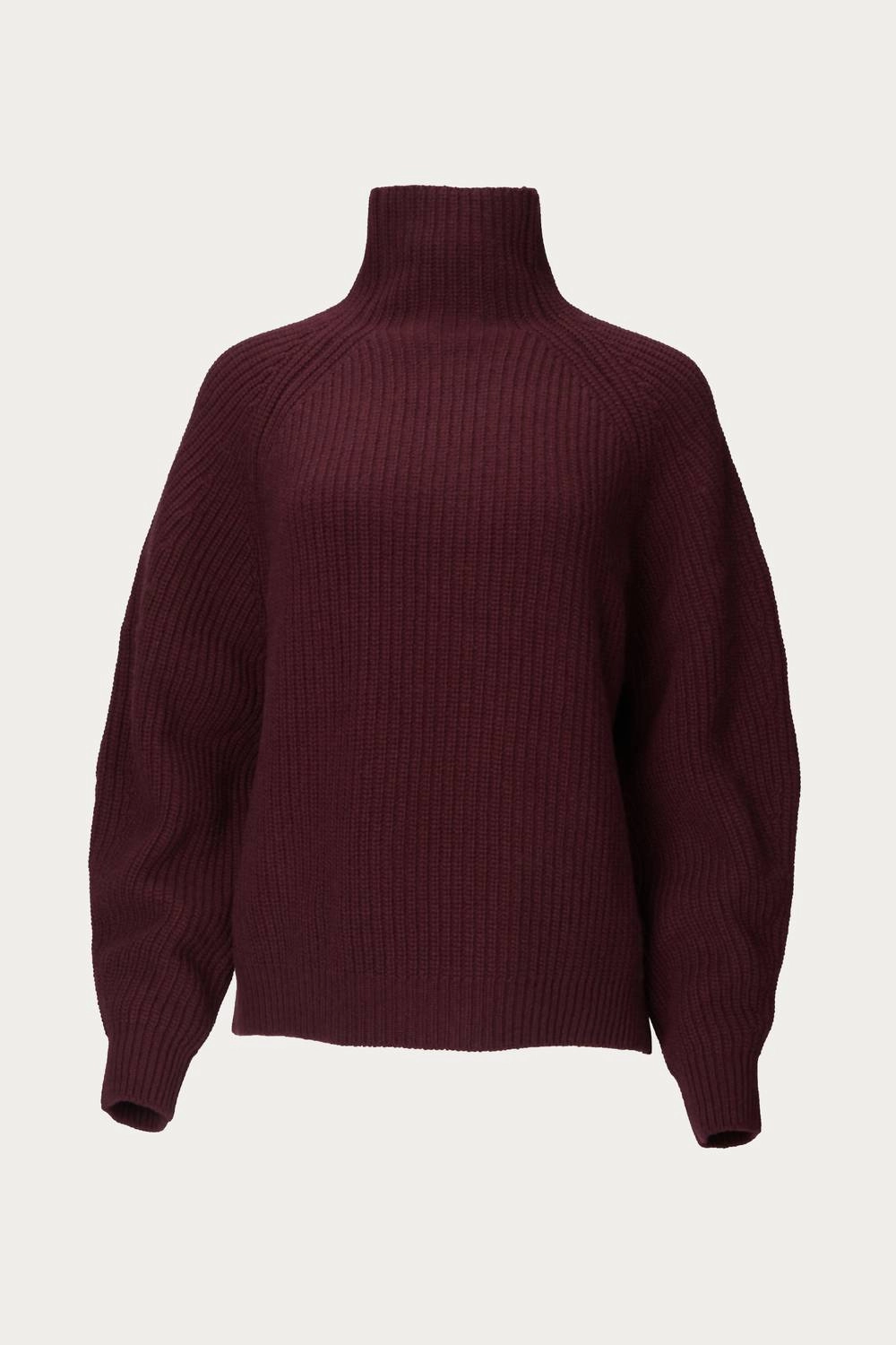 Snuggly Fit Fiona Sweater In Burgundy