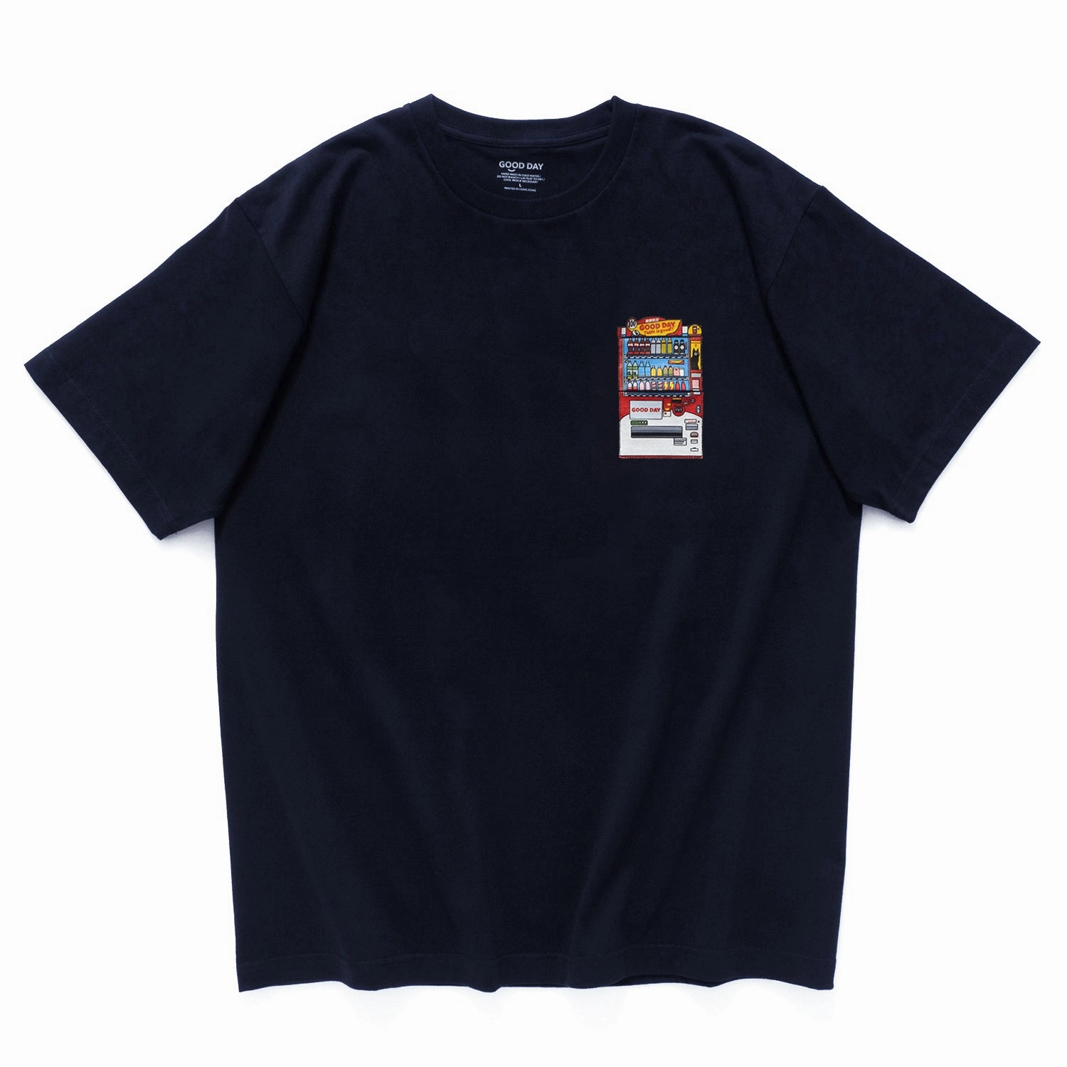 Beach Wear Cozy Layers (ZT887) Cat with Vending Machine Graphic Tee