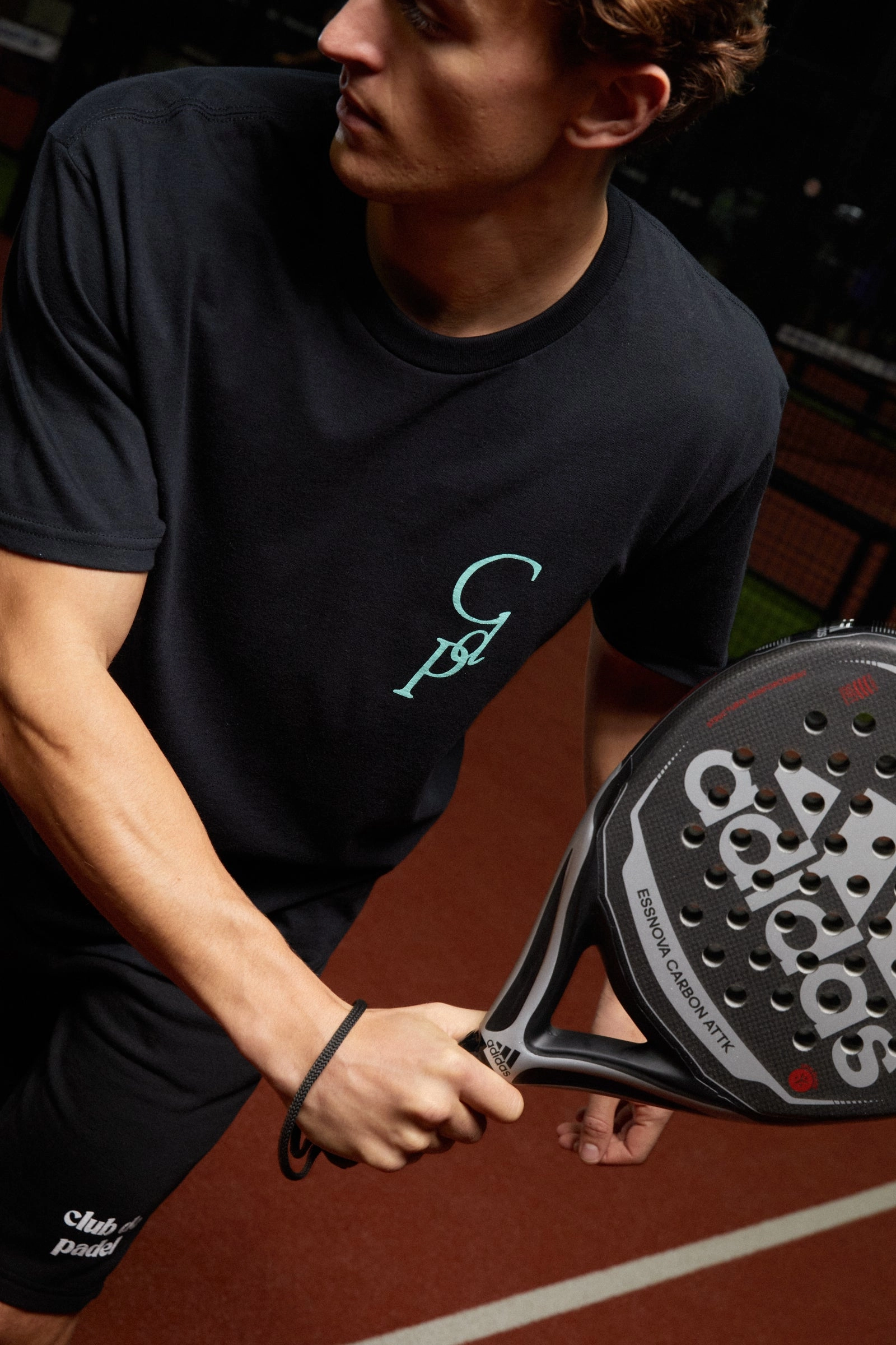 Weekend Comfort Wear Club de Padel 'Retro' Tee - Black