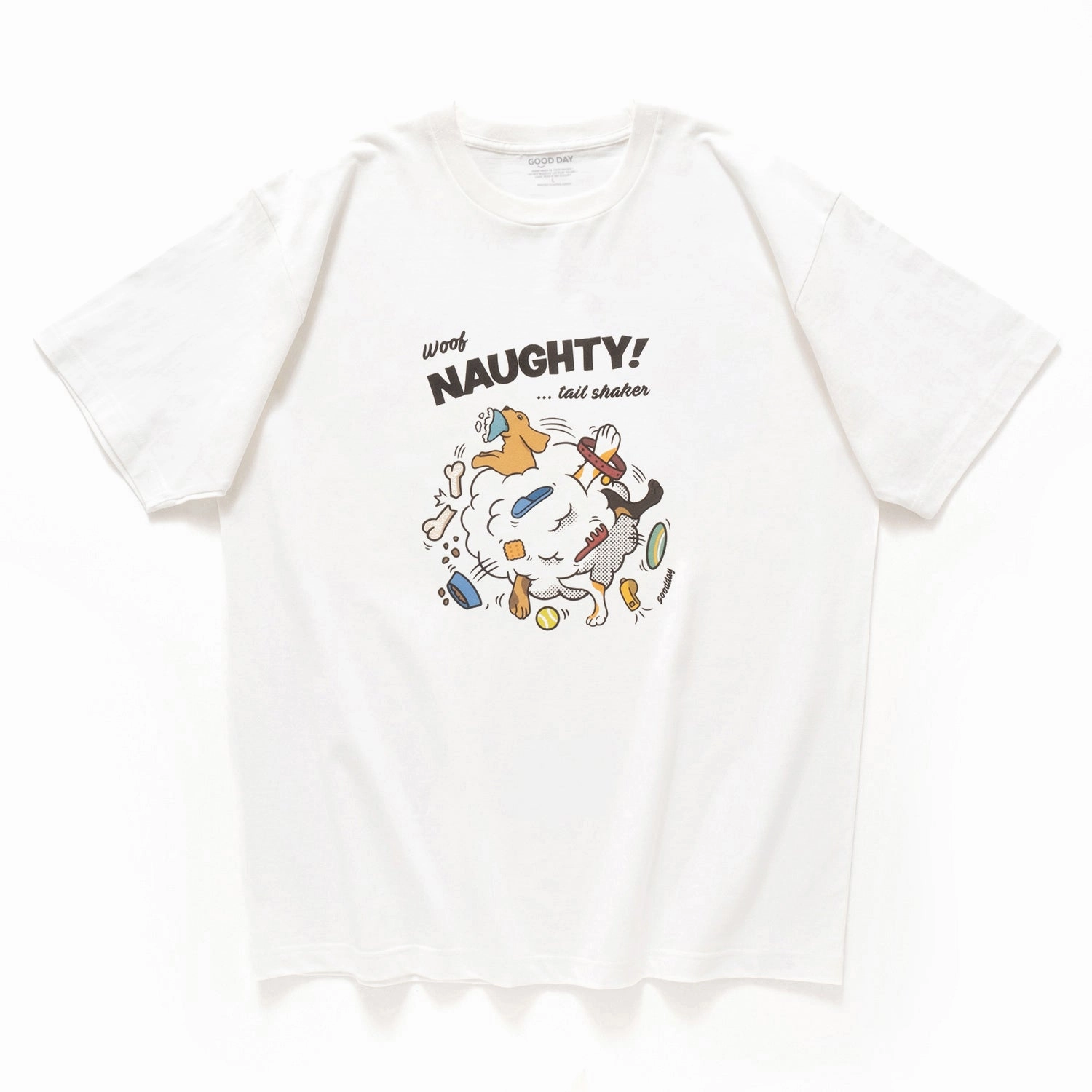 Easy Look Versatile Style Trend (ZT1555) Naughty Tail Shaker Graphic Tee