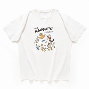 Easy Look Versatile Style Trend (ZT1555) Naughty Tail Shaker Graphic Tee
