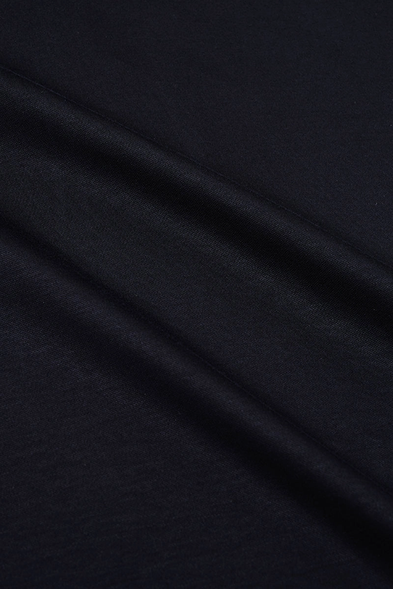 Softex Crew Neck T-Shirt | Black BKFD01 Sporty Layer Look