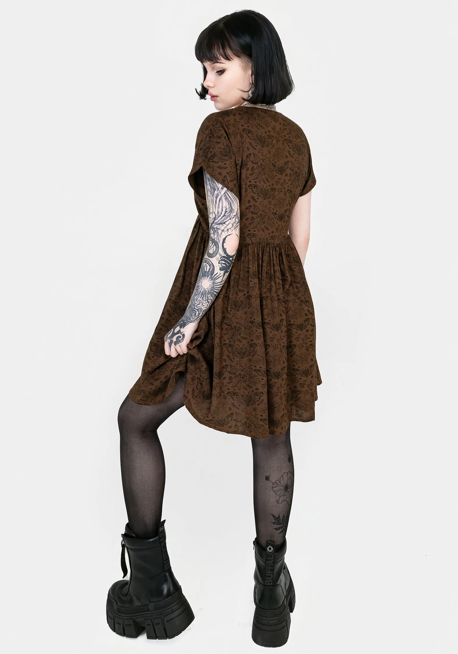 Cozy Design Rosamoth Mini Smock Dress