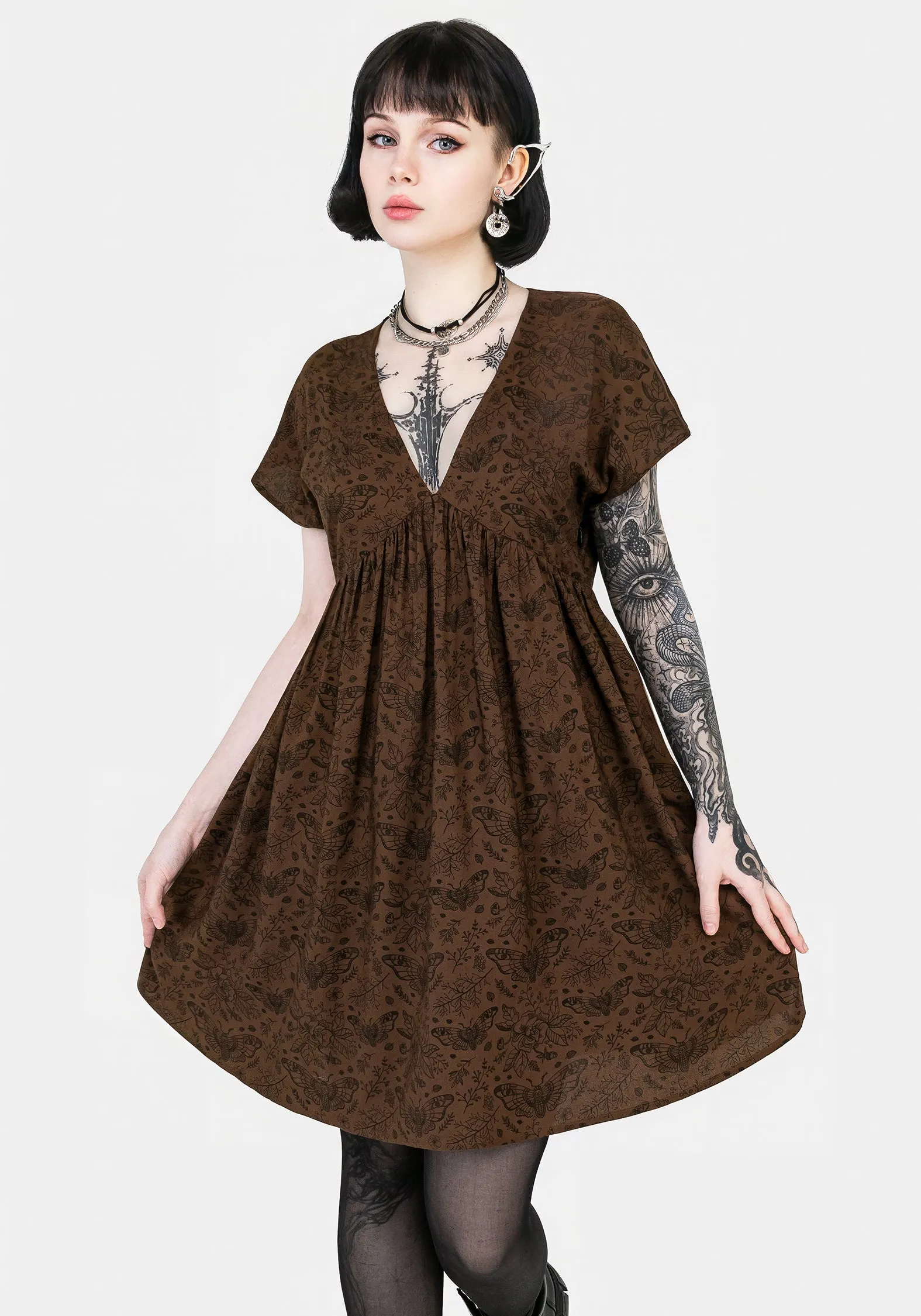 Comfort Look Day Romance Rosamoth Mini Smock Dress