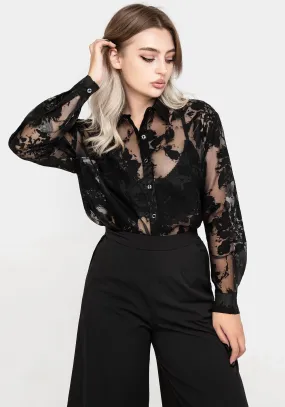Spectre Sheer Loose Fit Shirt formal dinner