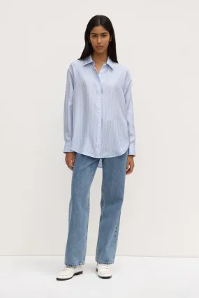 Spencer Stripe Silk Shirt elegant design Pullover Design