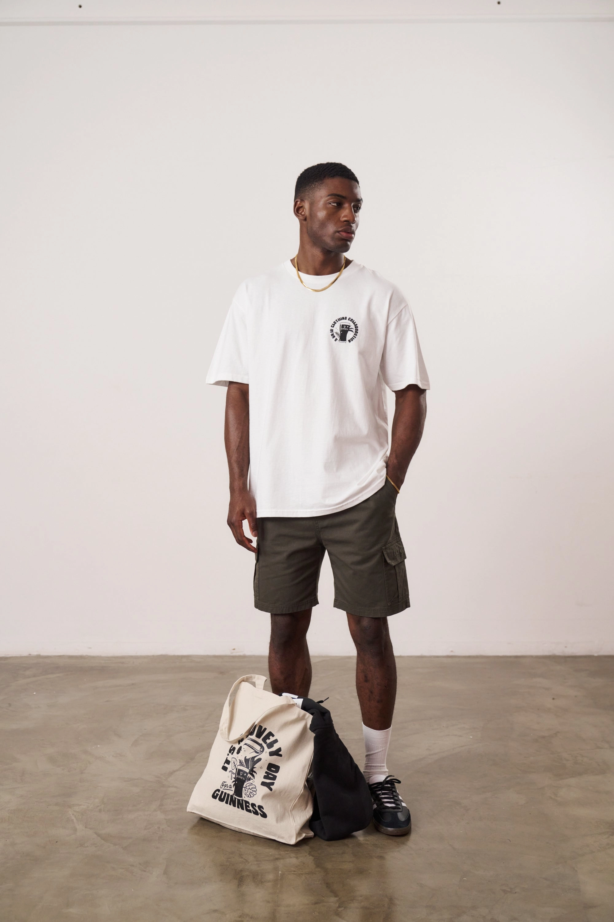 Guinness x UN:IK 'Jungle' Tee - White Athletic Wear Yoga class