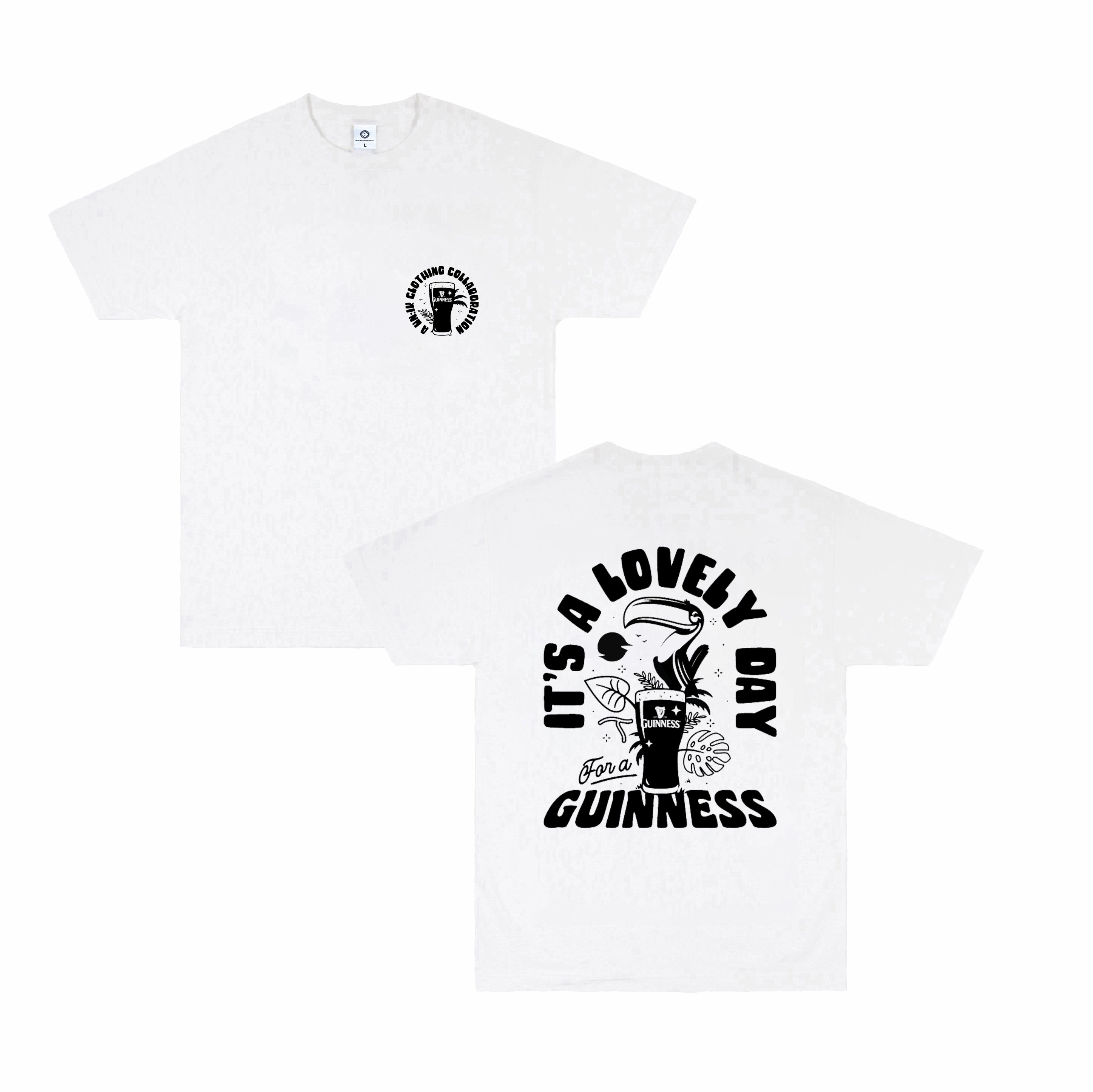 Guinness x UN:IK 'Jungle' Tee - White Comfort Style