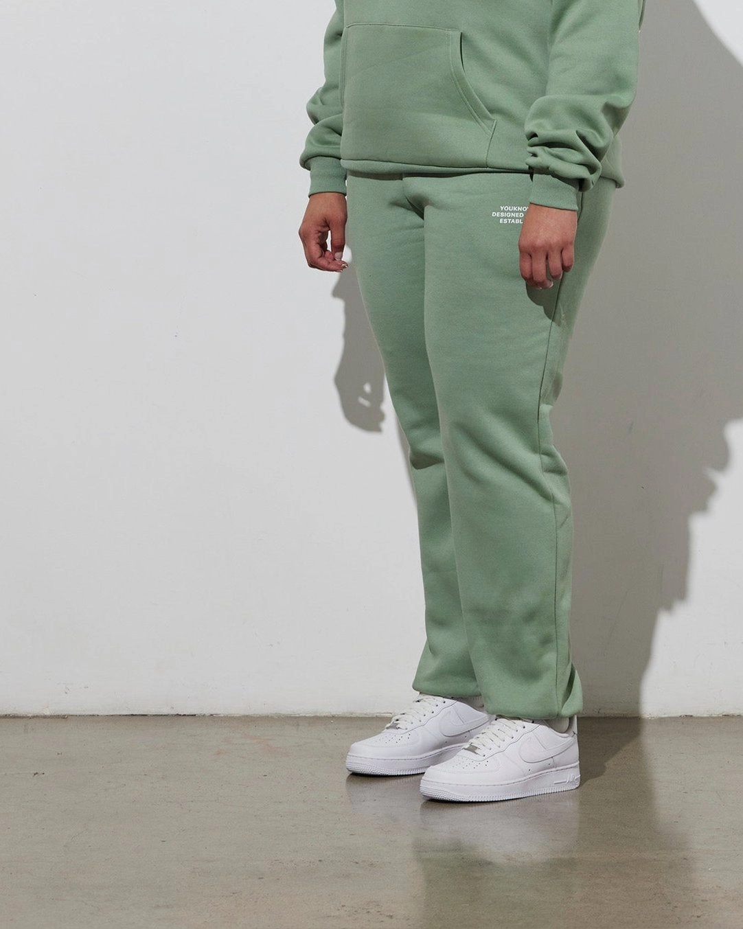 Cosyszn Hoodie | Sage Wool blend