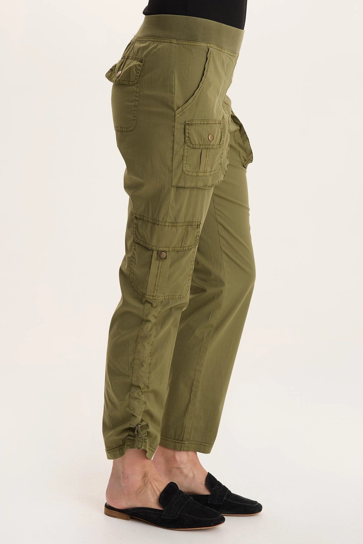 Keon Adjustable Cord Slim Leg Cargo Pant Layer-Friendly Fit