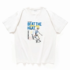 (ZT1170) Beat The Heat Graphic Tee Chic Wearable Washable fabric