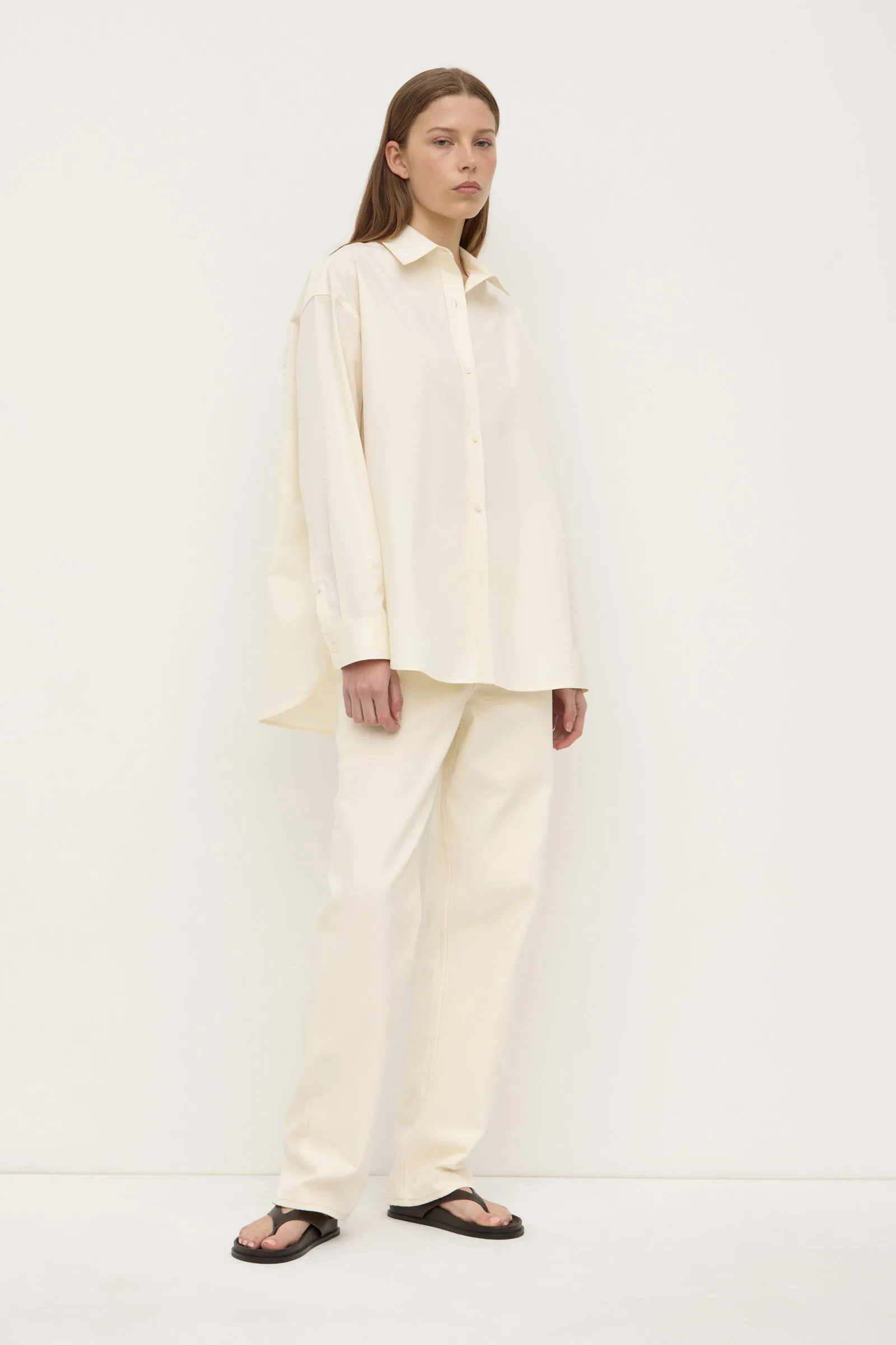 Marigold Poplin Shirt Versatile Styling