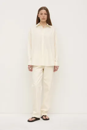 hypoallergenic Marigold Poplin Shirt