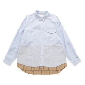 (ST368) Layered Checks Shirt Reinforced Hems Durable Material