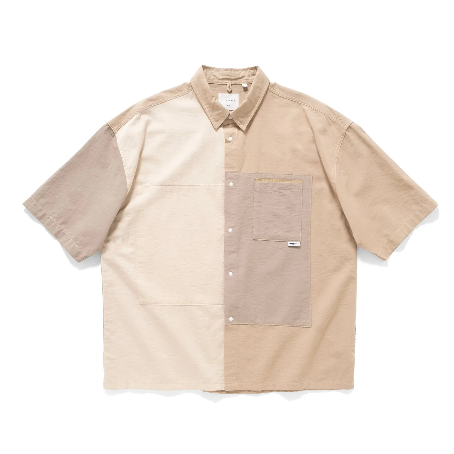 Versatile Design (ST448) Colorblock Short Sleeve Shirt