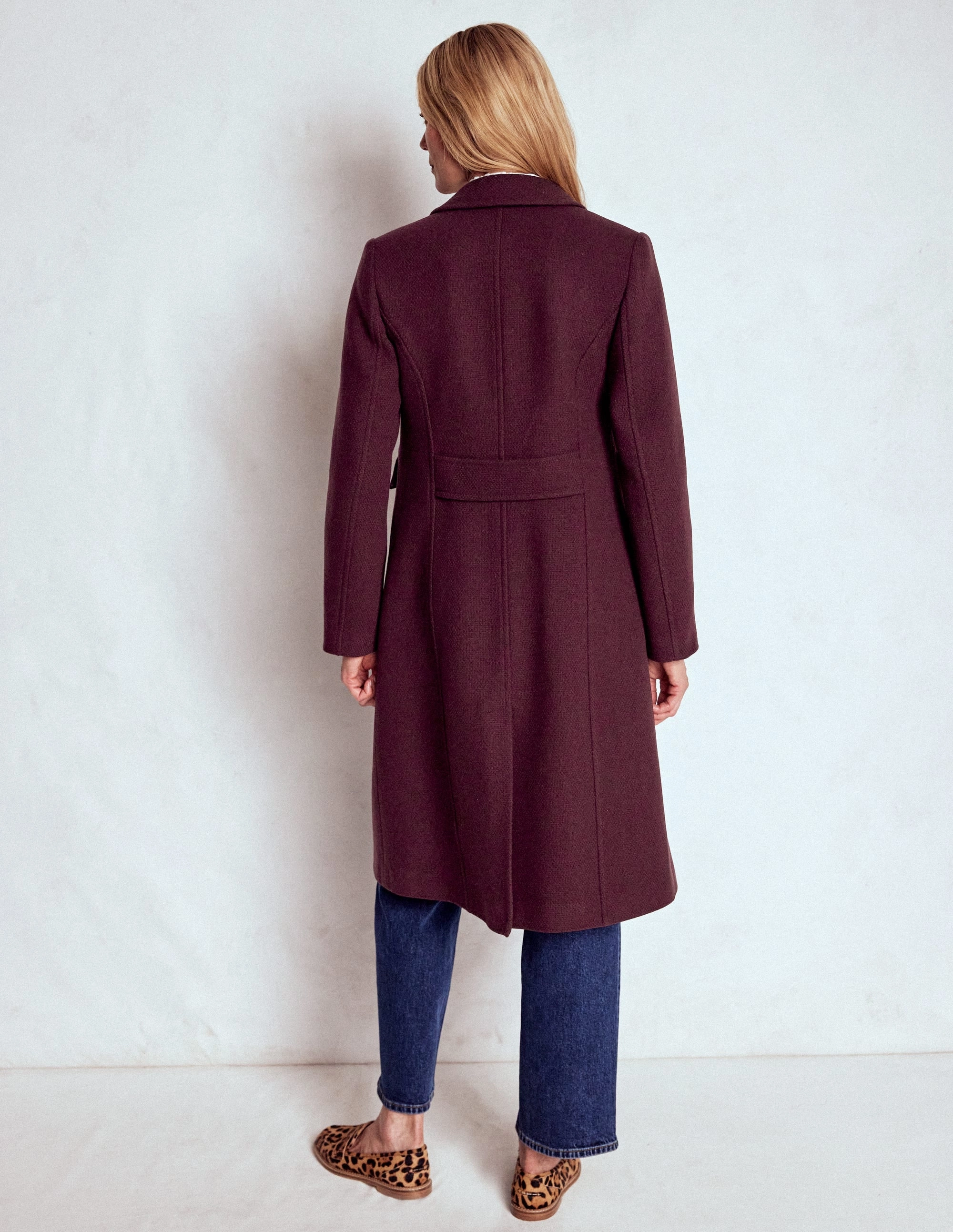 St Albans Coat-Dark Cherry Modular Attachment System