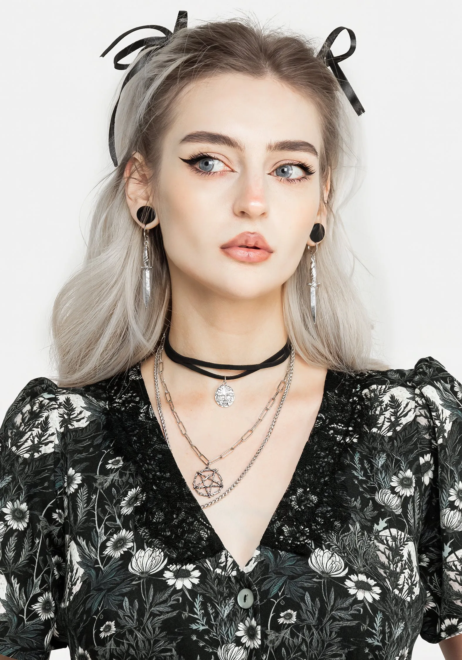 Formal-look Relaxed and Elegant Nightbloom Button Up Midi Dress