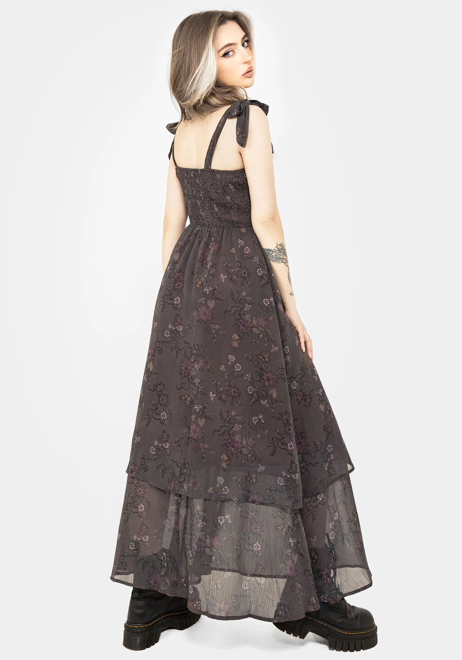 Fashionable outfit for outings Dreamy Drape Arnora Cami Tiered Shirred Bodice Maxi Dress