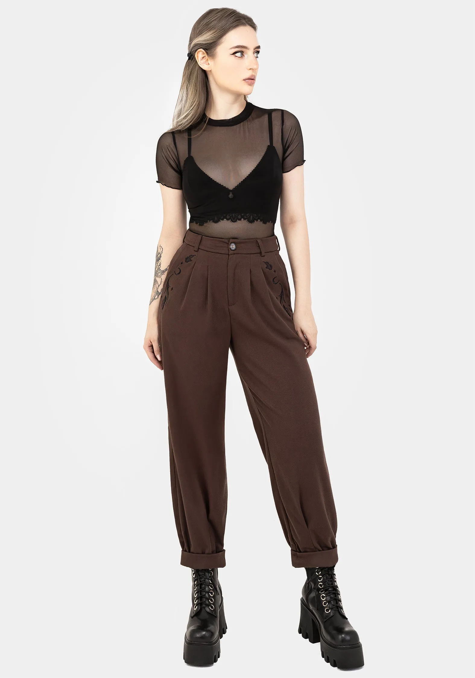 Perfectly Relaxed Dianne Embroidered Balloon Trousers