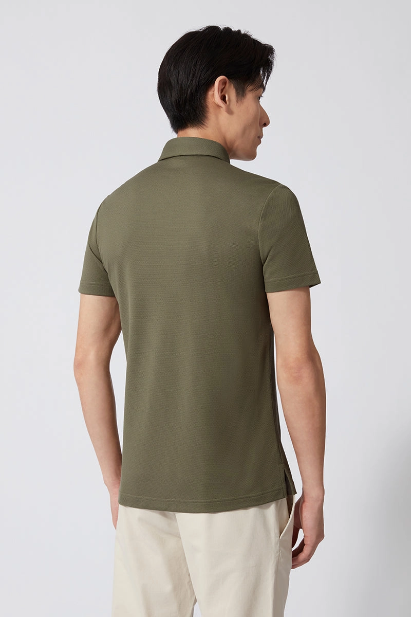 Regal Pique Polo | Olive GNE474 Summer Layering