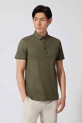 Regal Pique Polo | Olive GNE474 AntiFade Technology Optimal Airflow Texture