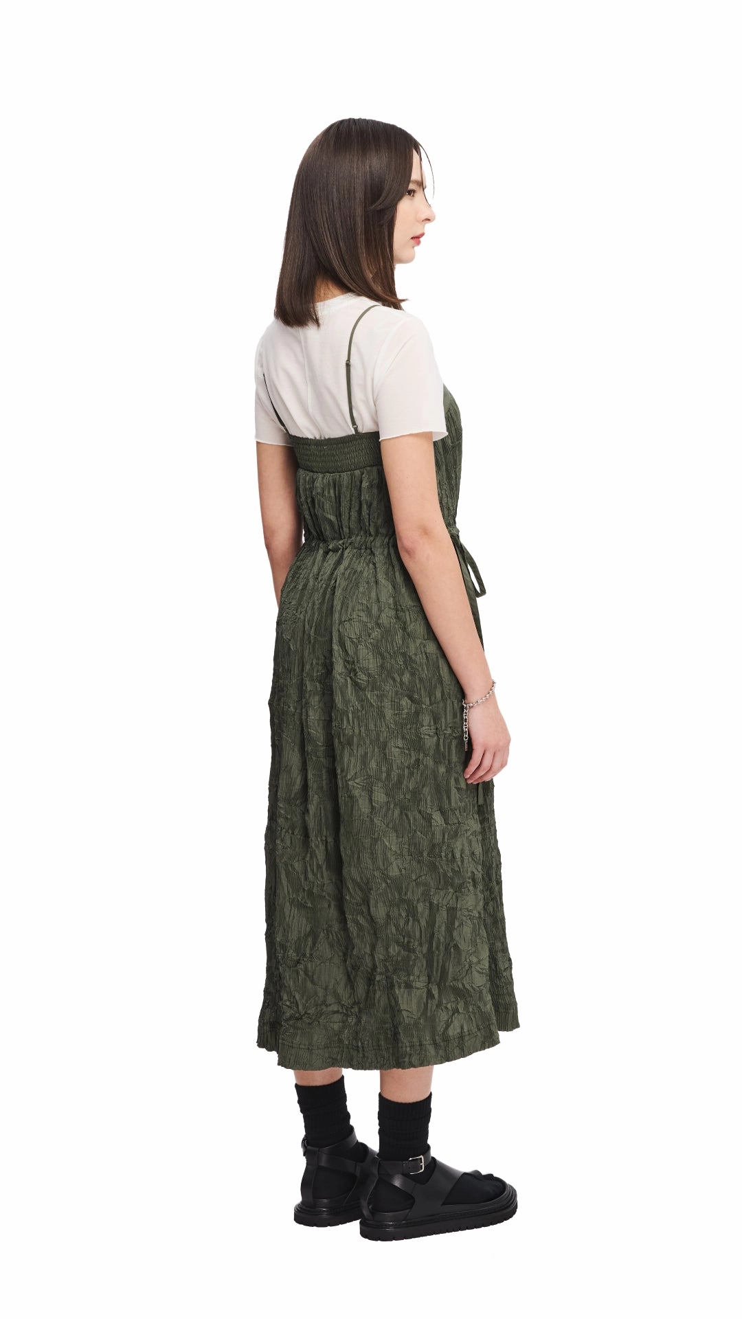 Crinkle Pleat Dress Comfy Style Smart and Stylish