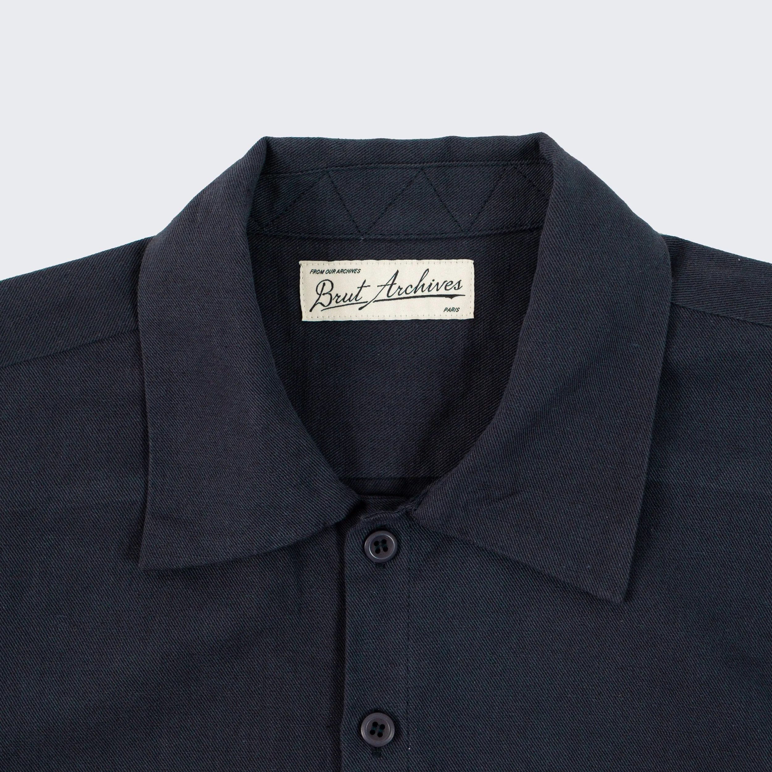 Layered Collar Luxury Feel THE OVERSIZED WORK SHIRT