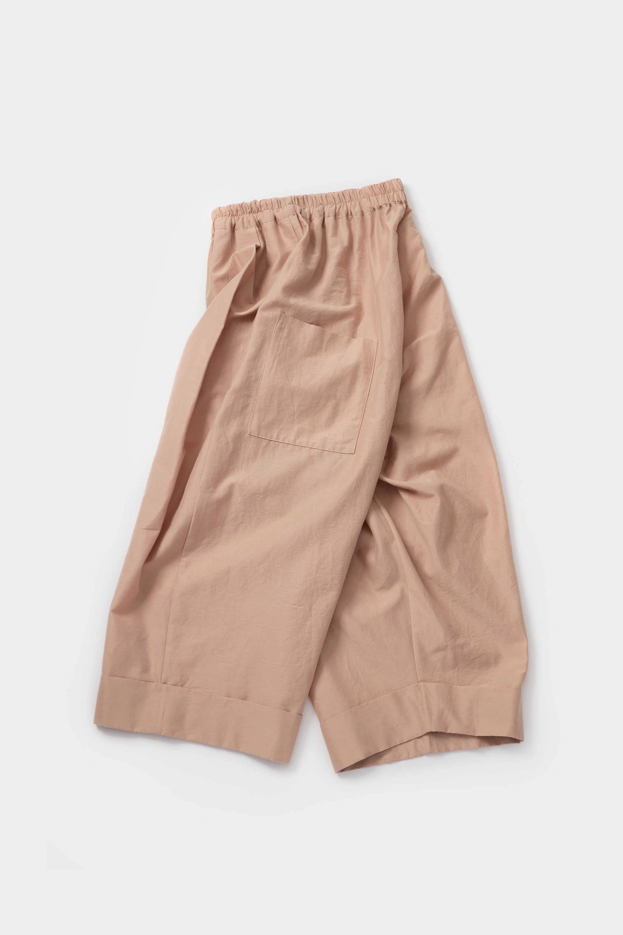 THE BAKER TROUSER / COTTON SILK POWDER Relax Mode Fast Move