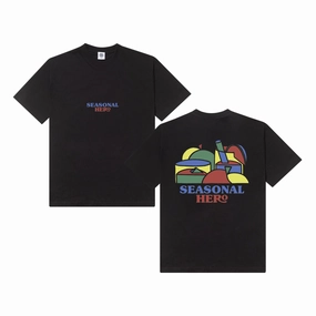 Trendy Vibes Wear Seasonal Hero 'Fruity' Tee - Black