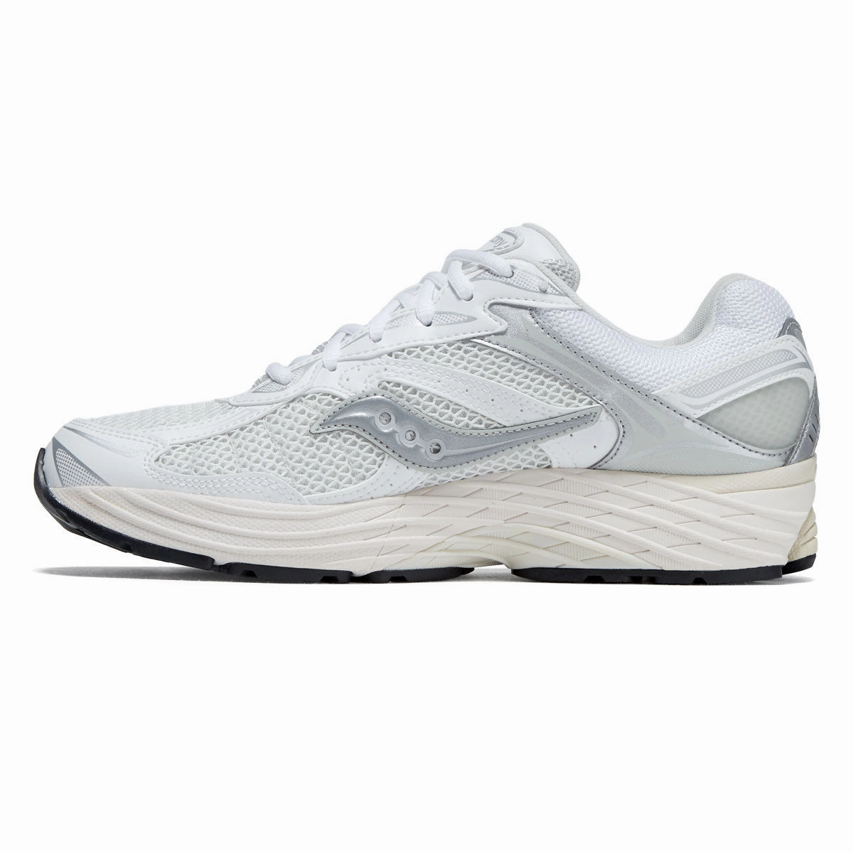 Velcro fastening Slip-resistant fit Saucony Progrid Omni 9 Shoes - White/Silver