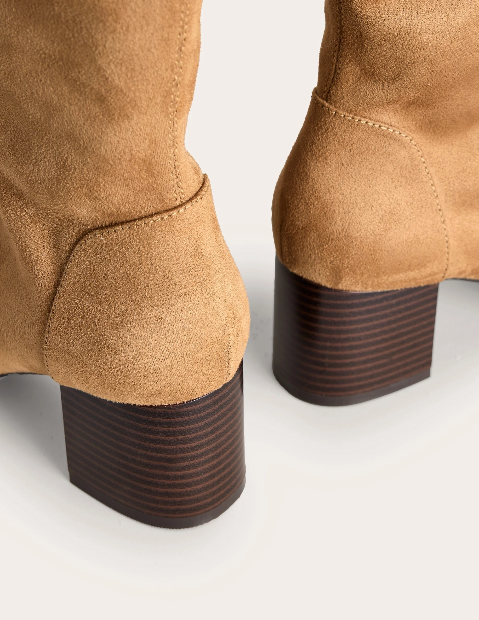 Stretch Knee Heel Boots-Acorn Feather Light Active Nomad