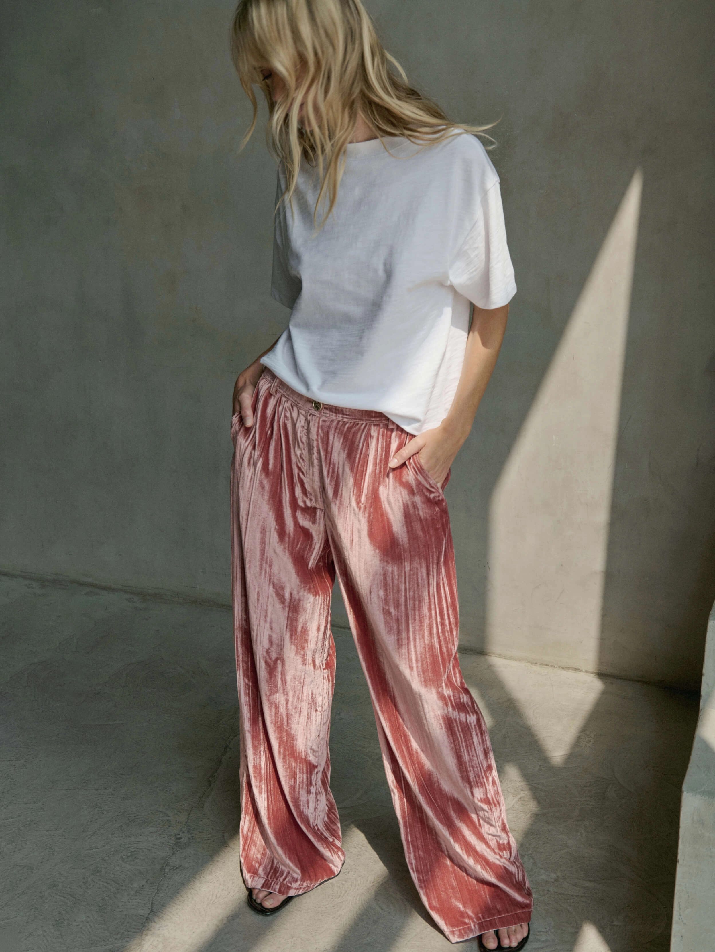 Ridley Pant Soft Touch Material Sleek Waist