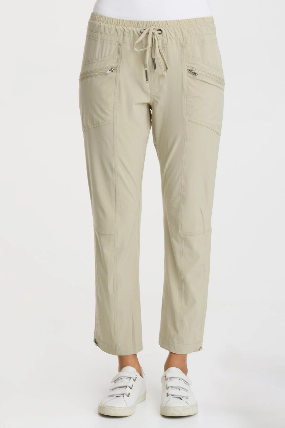 Ultra Soft Non slip grip Runyon Whisper Stretch Adjustable Ruched Active Pant