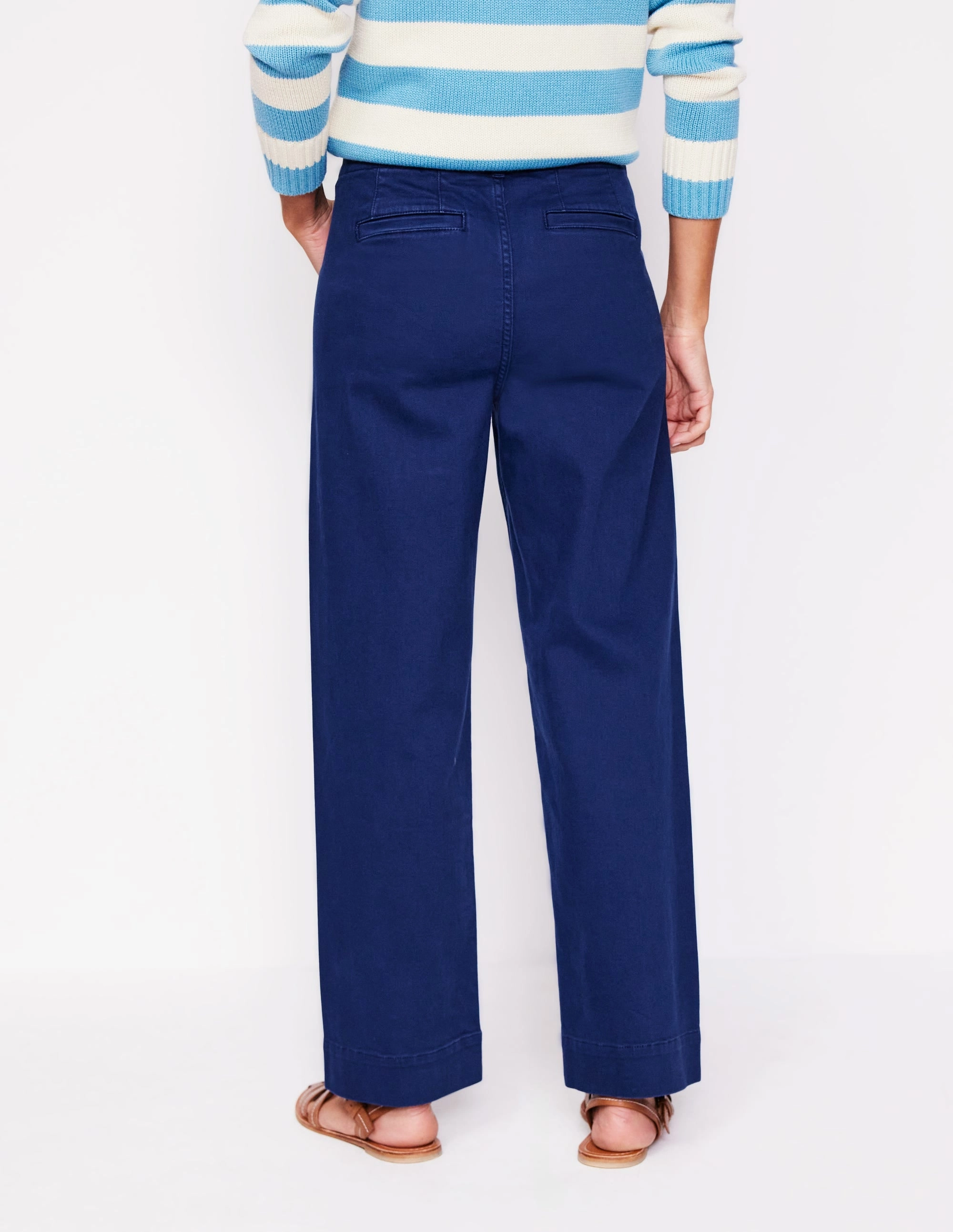 Primrose Patch Pocket Trousers-Navy ReinforcedKnees