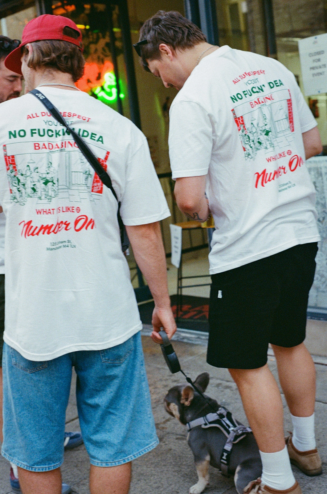 Vibrant Prints Bada Bing x UN:IK 'All Due Respect' Tee - White