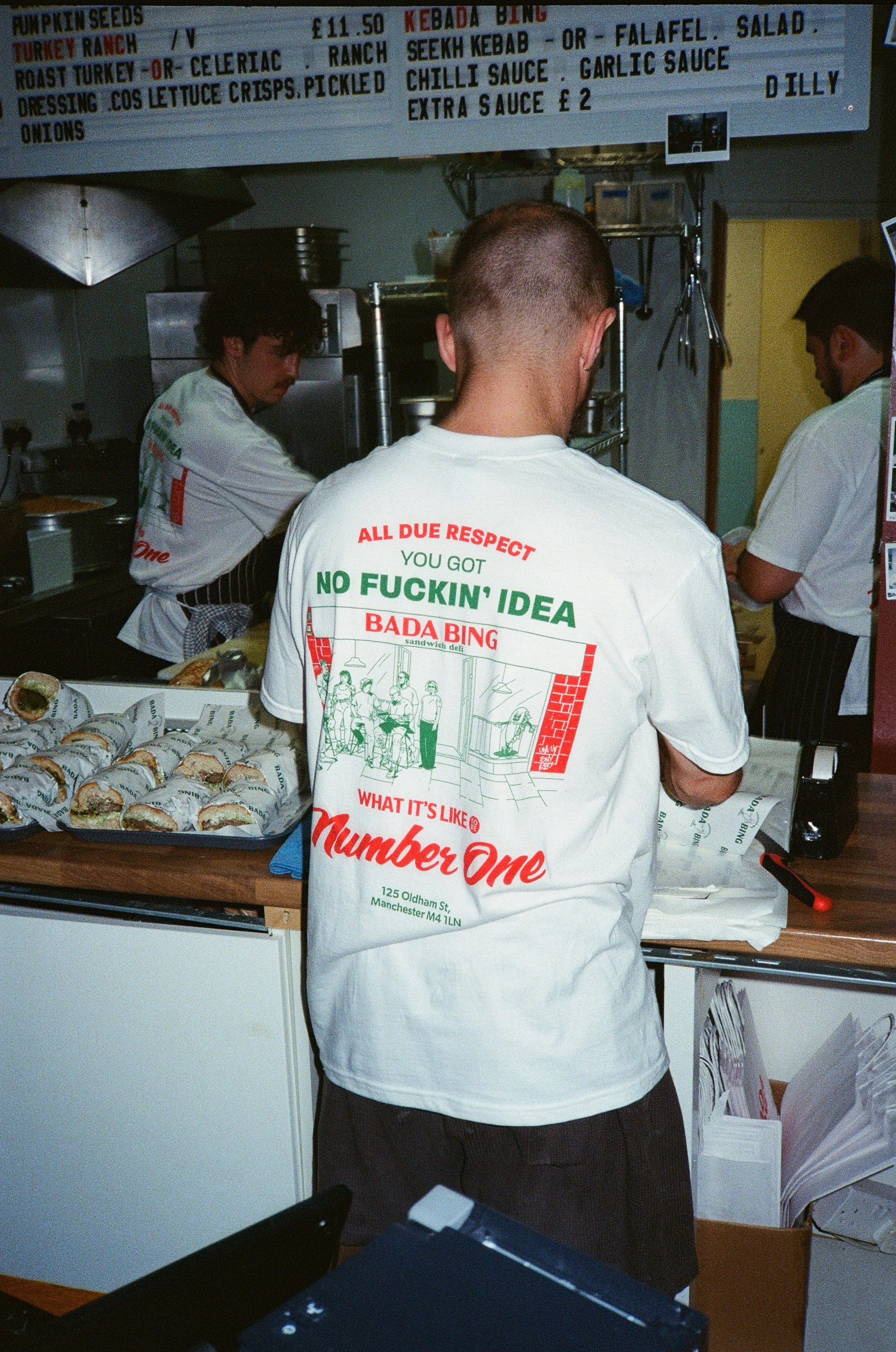 Versatile Fit Bada Bing x UN:IK 'All Due Respect' Tee - White